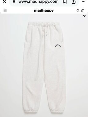 Madhappy Light Heather Gray Pull-On Joggers (ash)